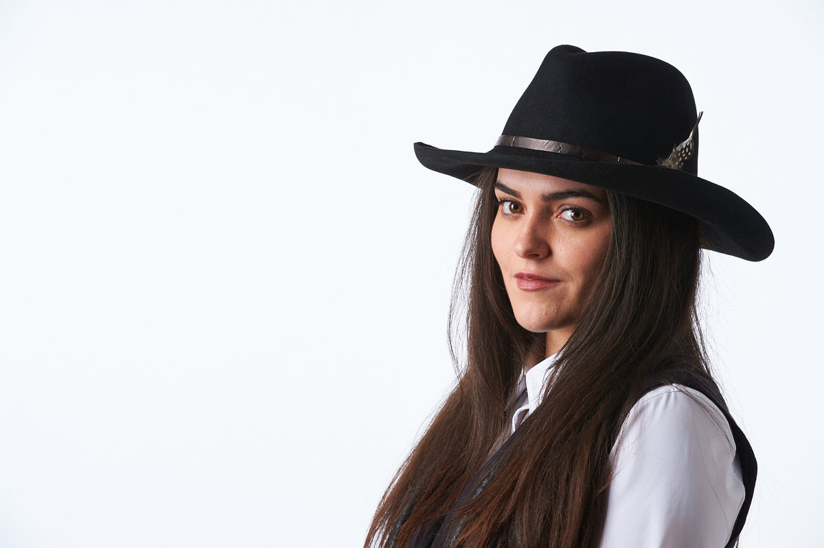 Cowboy / Black – Susan Carrolan Millinery display picture 3