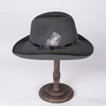 Charcoal Cowboy Hat | Susan Carrolan Millinery