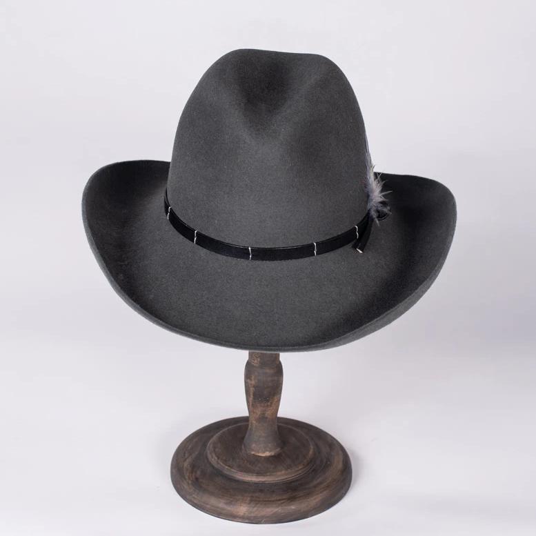 Charcoal Cowboy Hat | Susan Carrolan Millinery