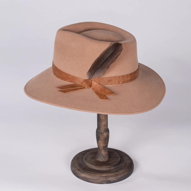 Indy Felt Fedora Hat | Susan Carrolan Millinery