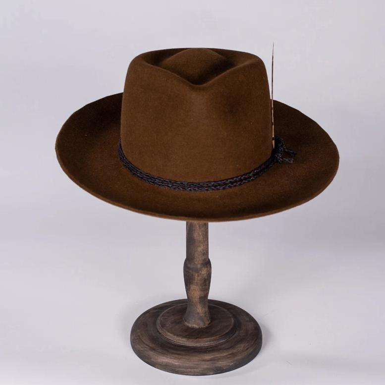 JR Felt Fedora Hat | Susan Carrolan Millinery