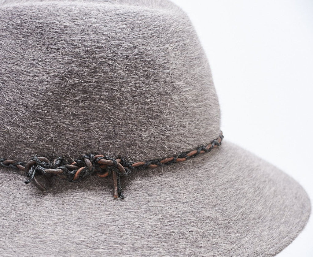 Cowboy / Charcoal – Susan Carrolan Millinery